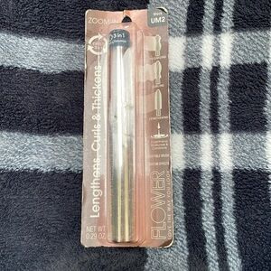 Flower lengthens, curls & thickens ultimate black mascara